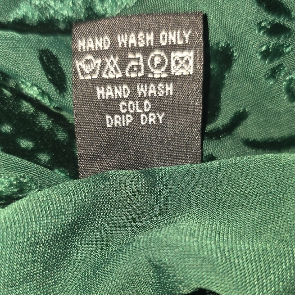 Angie Deep Green Sheer Kimono - Picture 4 of 9